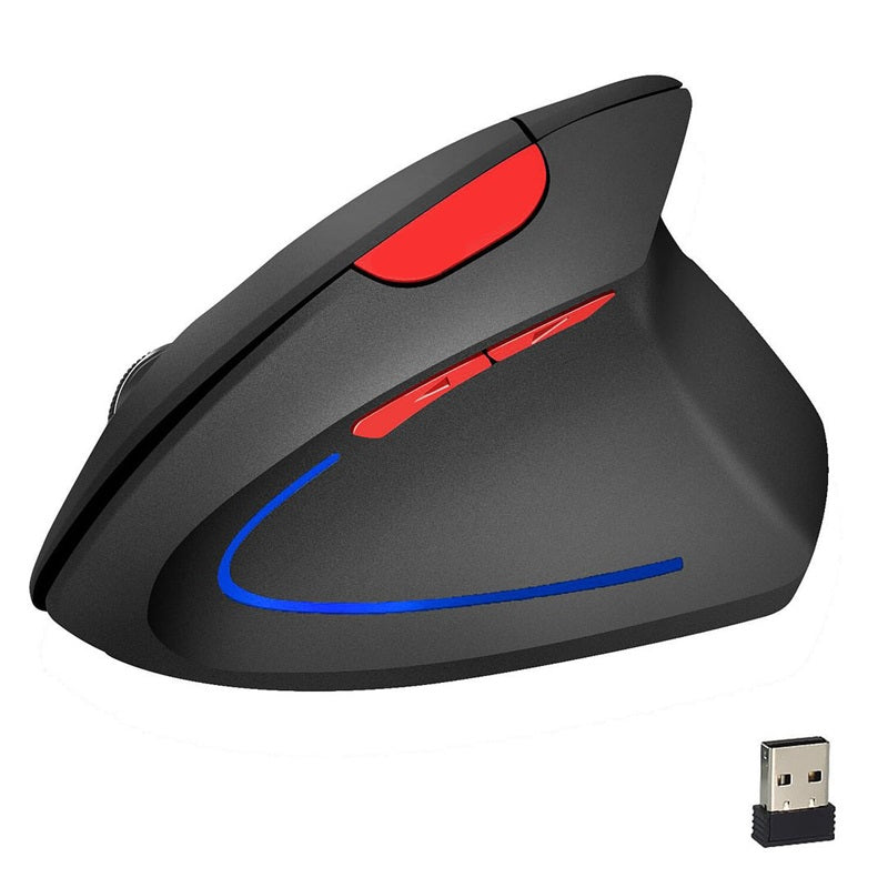 đ±TrĂ„dlös USB-uppladdningsbar ergonomisk vertikal optisk mus(đ„50 % rabatt)