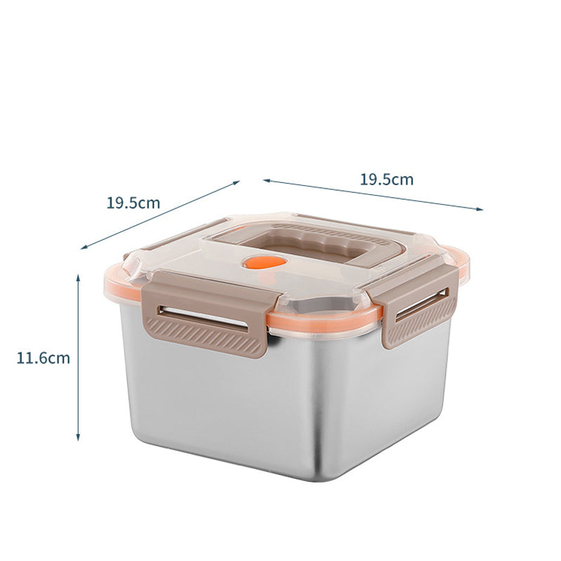 Bärbar Crisper Box i rostfritt stål