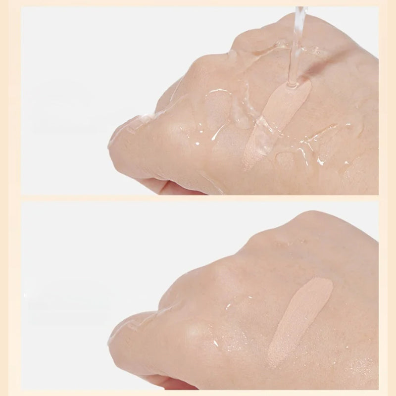 Press-Typ Concealer med Borste för Att Täcka Mörka Ringar och Fläckar
