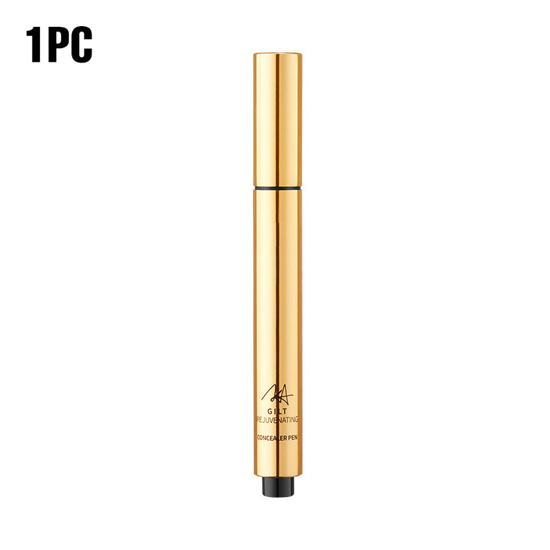 Press-Typ Concealer med Borste för Att Täcka Mörka Ringar och Fläckar