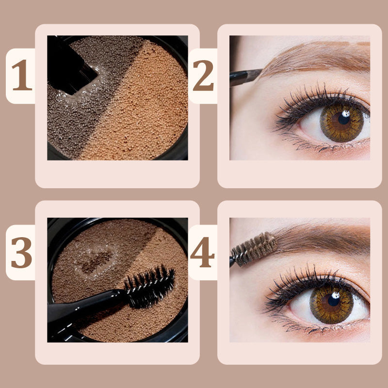 2-i-1 Eyeliner- och ögonbrynsbalsam med stämplar
