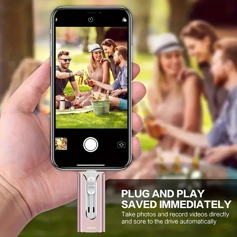 đTyp-C-grĂ€nssnitt för mobiltelefon USB-minne för Apple, Android, PC, lĂ€tt att bĂ€ra med sig (Limited Edition) đ„