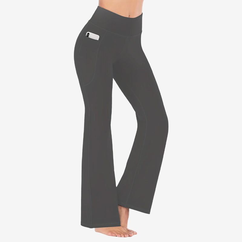 đ„Ultra Sculpt Högmidjade UtsvĂ€ngda Leggings med Magkontroll