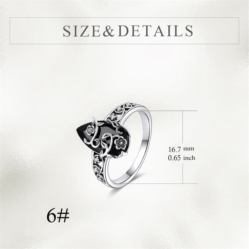đ„ Het rea â 50 % rabattïŒïŒđ„Bohemisk vintage ring med blommönster