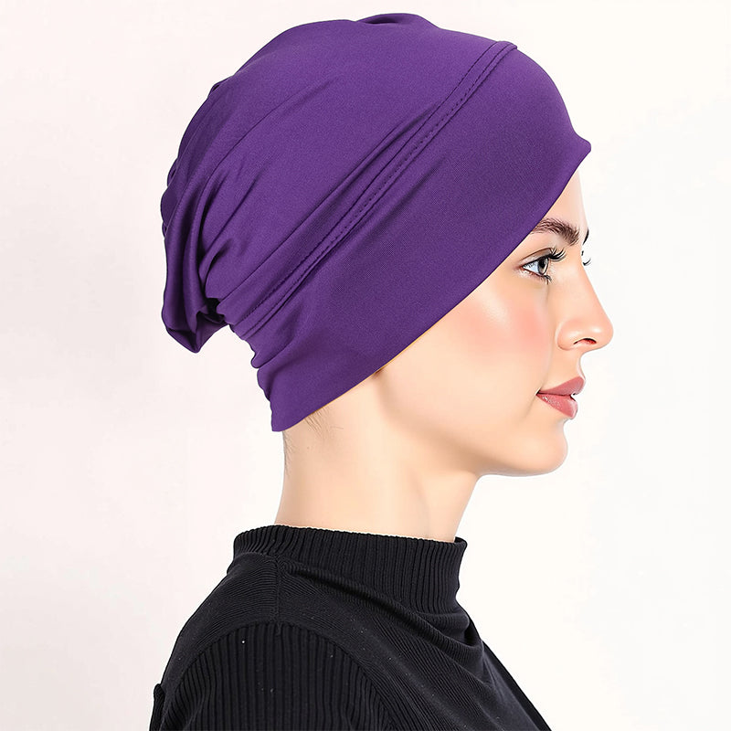 đ Köp 1 fĂ„ 1 GRATIS!đž Mjuk Stretch Turban Mössa â Mjölksilke Tyg & Anti-Halk Passform â HĂ„r Volym Döljare â Multi-AnvĂ€nd Under Sjaal đ§Ł