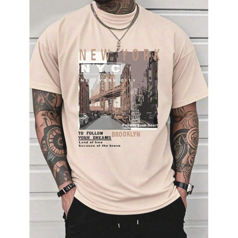 đ 50% RABATT NU! â° Urban New York City T-shirt â Mjuk bomull, ikonisk NYC-print och andningsbar â perfekt för avslappnade dagar, resor eller den dĂ€r city-inspirerade looken đœ