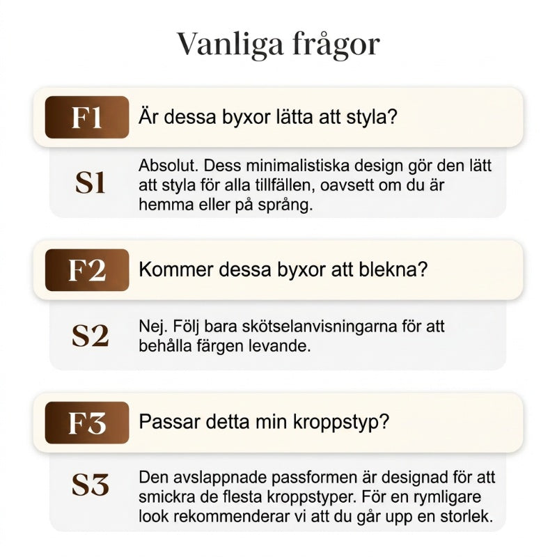 💖 Nya dambyxor i bomull och linne med dragsko 👖