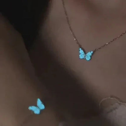 🦋Fluorescerande blå fjärilssamling