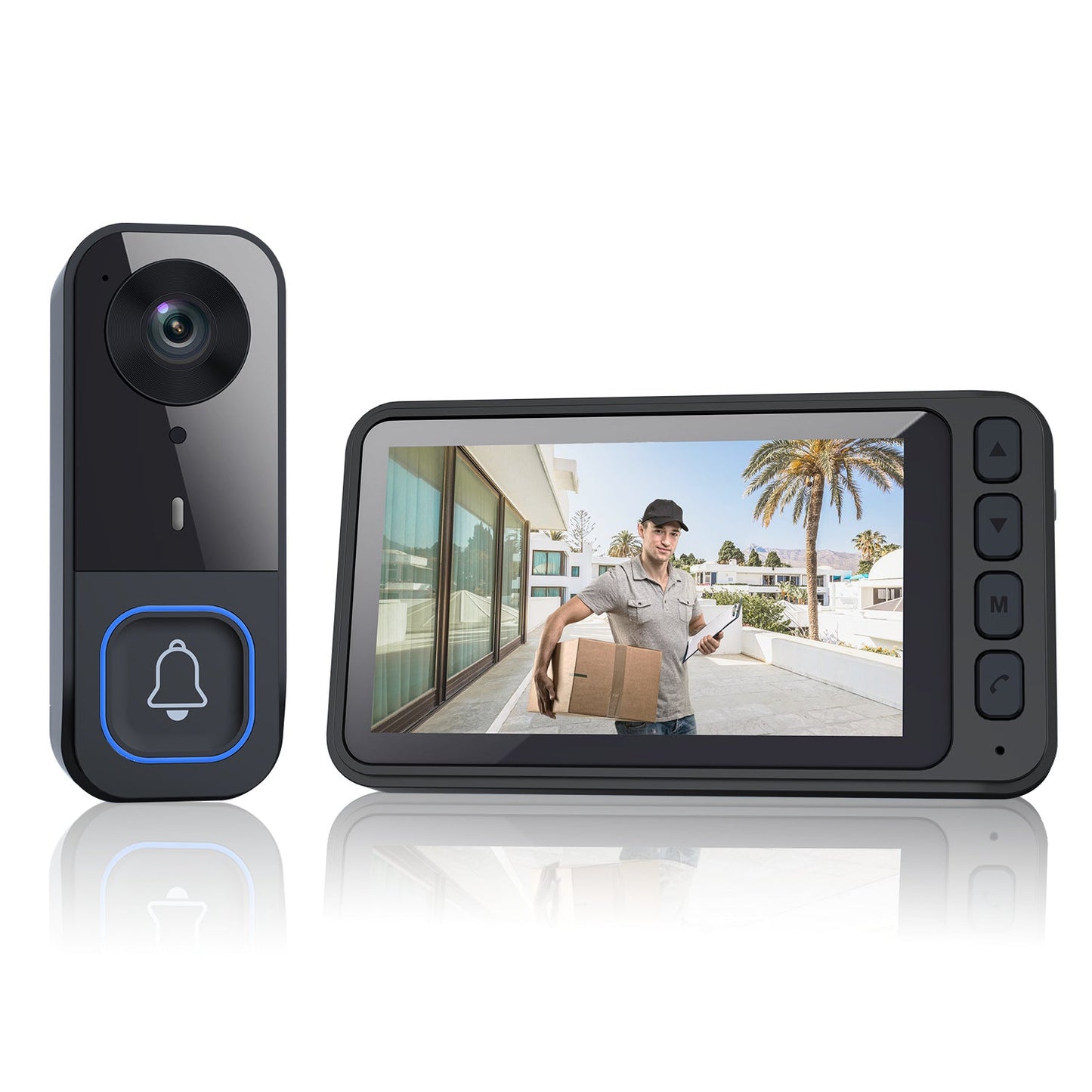 Smart Hem Trådlös HD Videodörrklocka och Klocka