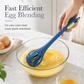 2-in-1 Egg Whisk and Food Tongs Kitchen Tool