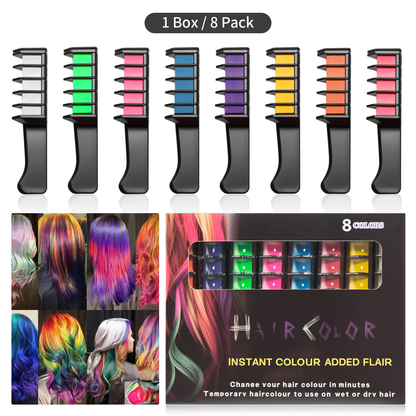 🪮Temporary Hair Dye Chalk Comb- Cruelty Free✨