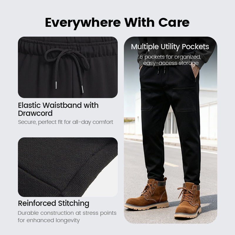 💥MultiPants – Slitstarka lastbyxor med hög stretch i flera fickor