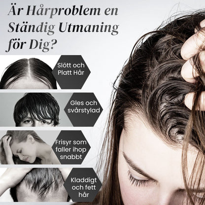 Volymgivande stylingspray för hår som lämnar in