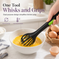 2-in-1 Egg Whisk and Food Tongs Kitchen Tool