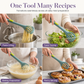 2-in-1 Egg Whisk and Food Tongs Kitchen Tool
