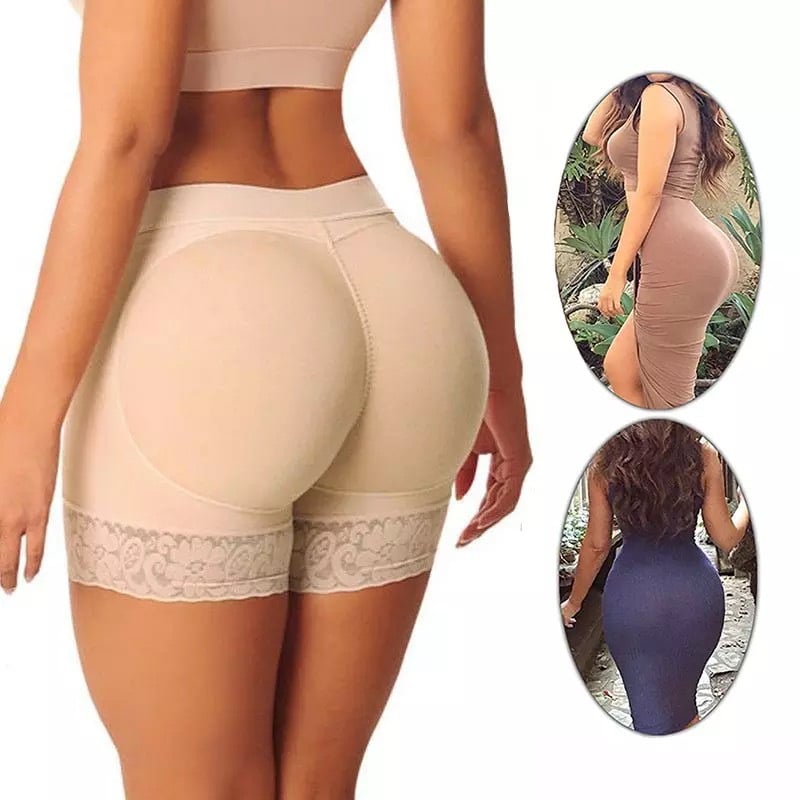 Andningsbara vadderade Butt Lifter Underkläder