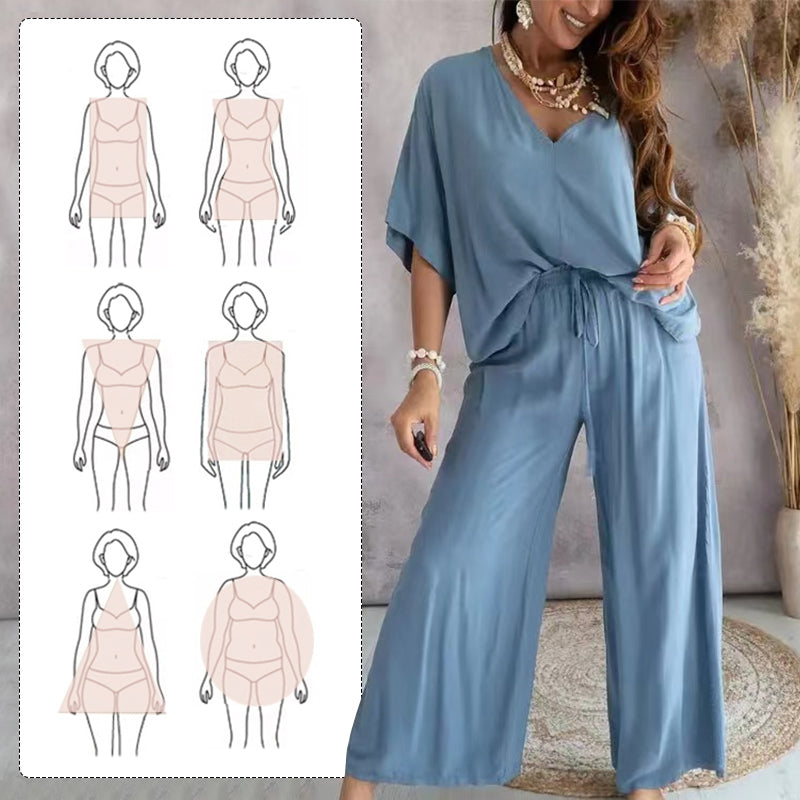 ✨Flickaktigt, enfärgat, ledigt fritidsset | Smalt och långt × Många olika kombinationsmöjligheter 👚👖