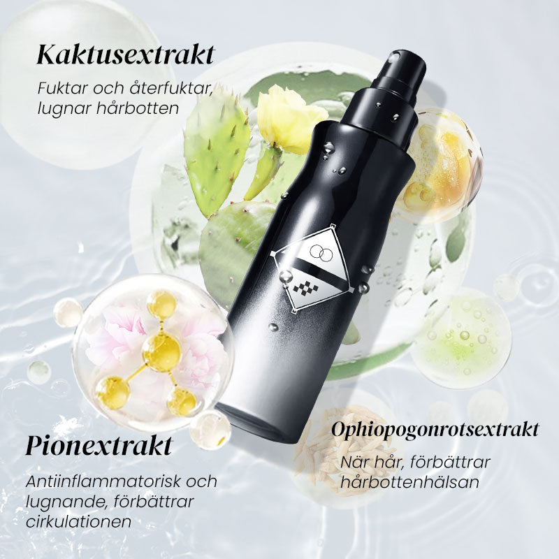 Volymgivande stylingspray för hår som lämnar in