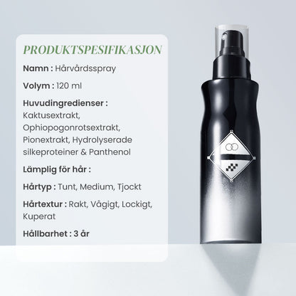 Volymgivande stylingspray för hår som lämnar in