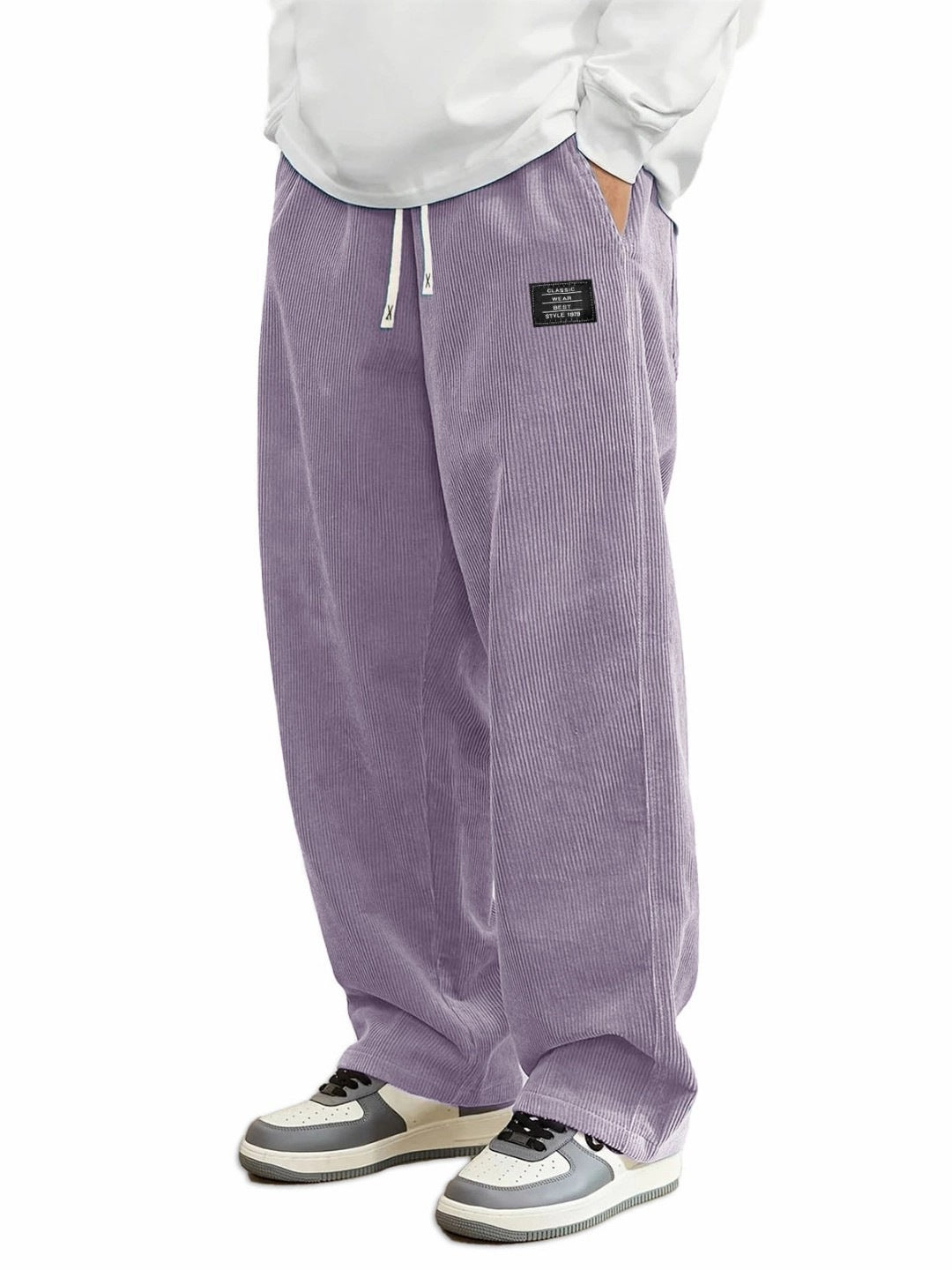 🔥Populär produkt🔥Casual corduroybyxor med vida ben – unisexmodell