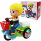 🎉 2026 Sale — Over 26,000 Sold!🛴 Kids Electric Light‑Up Stunt Trike‑With Music & Removable Doll ⚡