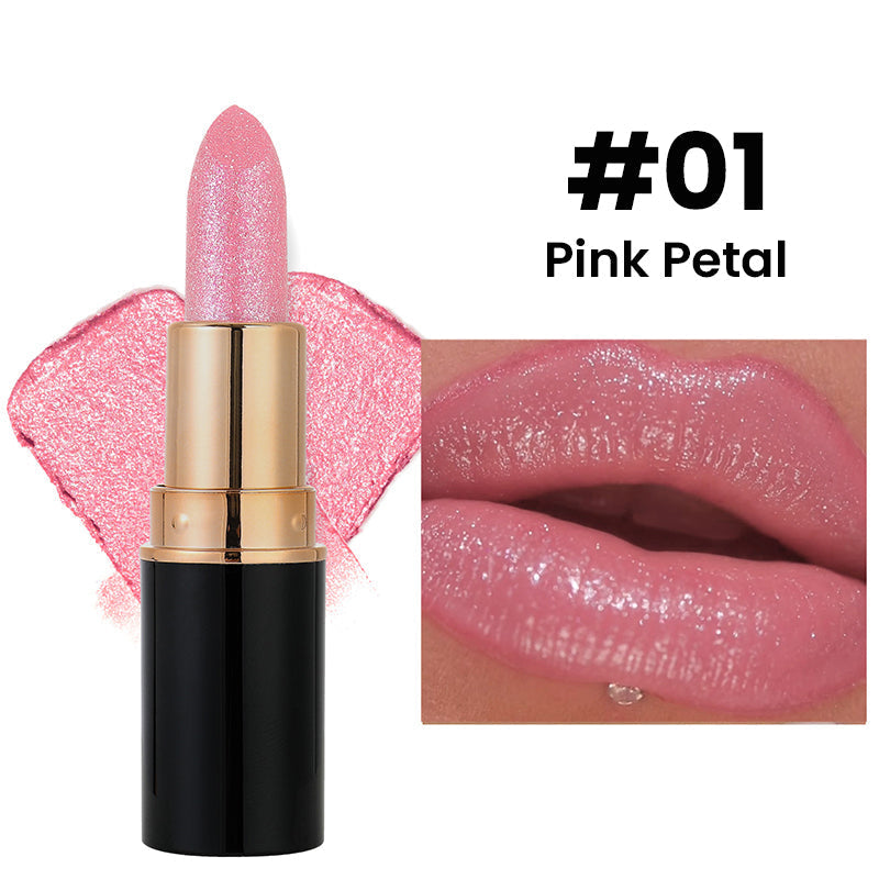 💋 KÖP 1 FÅR 1 GRATIS! ✨ GLITTERLÄPPSTIFT - Vattentät & Återfuktande, Långvarig Färg med Vitamin E, Perfekt för Fest och Vardag 🌟💄