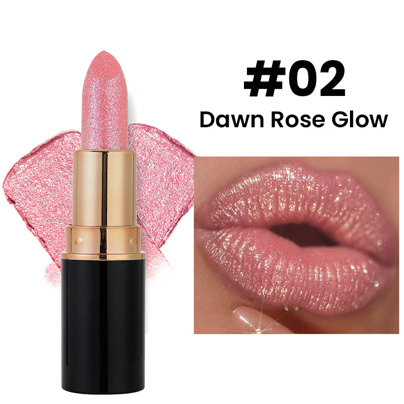 💋 KÖP 1 FÅR 1 GRATIS! ✨ GLITTERLÄPPSTIFT - Vattentät & Återfuktande, Långvarig Färg med Vitamin E, Perfekt för Fest och Vardag 🌟💄