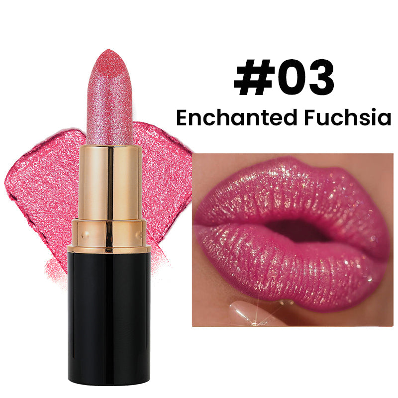 💋 KÖP 1 FÅR 1 GRATIS! ✨ GLITTERLÄPPSTIFT - Vattentät & Återfuktande, Långvarig Färg med Vitamin E, Perfekt för Fest och Vardag 🌟💄
