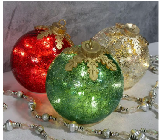 🎅Glasbordsdekorationer till jul【3 st】🔔🎁