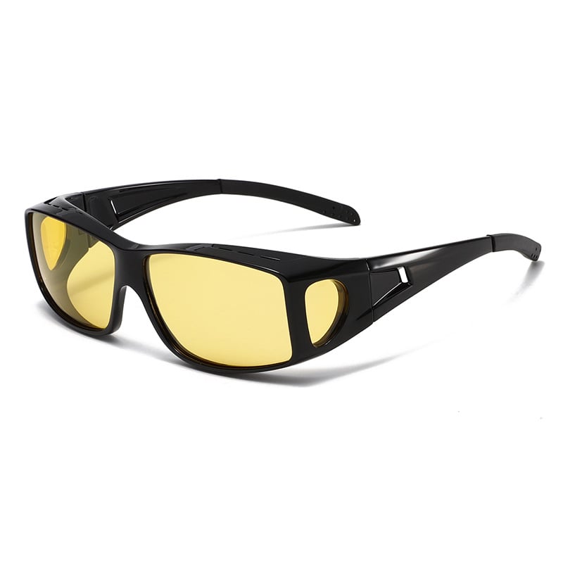 👓 KÖP 2 FÅR 1 GRATIS! 🔥 Mörkerseende Körglasögon - Antireflexbehandlade & Polariserade, Perfekt för Nattkörning ✨