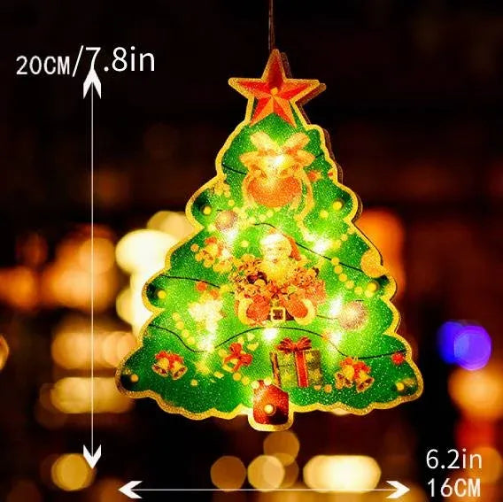 【🎅Julklappserbjudande】🎄Julbelysning för fönster - Köp 3 och få fri frakt