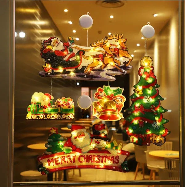 【🎅Julklappserbjudande】🎄Julbelysning för fönster - Köp 3 och få fri frakt