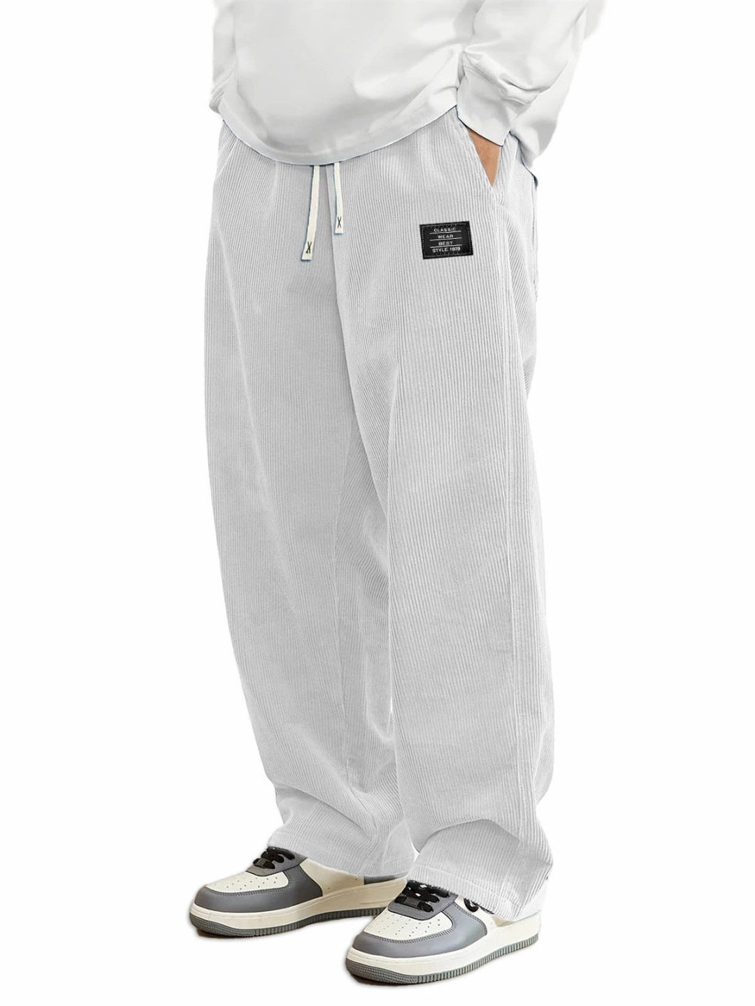 🔥Populär produkt🔥Casual corduroybyxor med vida ben – unisexmodell