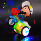 🎉 2026 Sale — Over 26,000 Sold!🛴 Kids Electric Light‑Up Stunt Trike‑With Music & Removable Doll ⚡