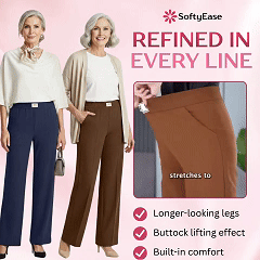 ⏳Tidsbegränsat erbjudande: 50 % rabatt⏰Stretchbyxor med hög midja och perfekt fall👖