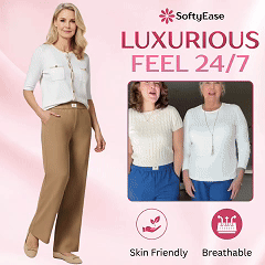 ⏳Tidsbegränsat erbjudande: 50 % rabatt⏰Stretchbyxor med hög midja och perfekt fall👖