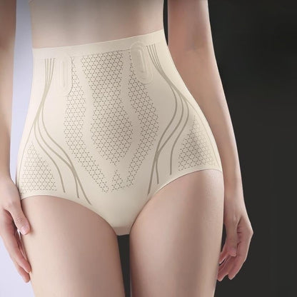 🎁 Is-silke andningsbara mag- och höftformande shorts