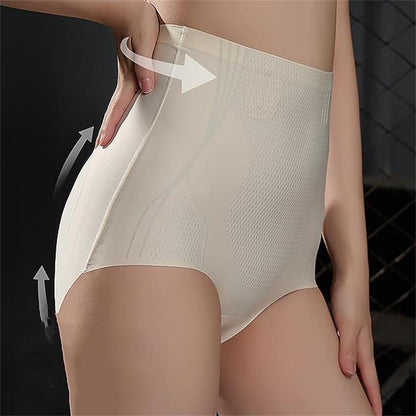 🎁 Is-silke andningsbara mag- och höftformande shorts