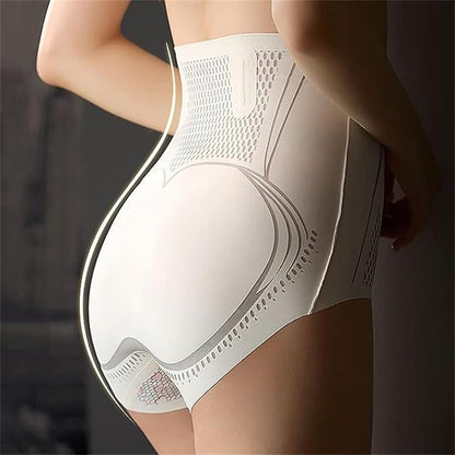 🎁 Is-silke andningsbara mag- och höftformande shorts
