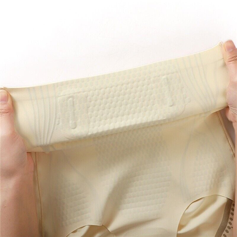 🎁 Is-silke andningsbara mag- och höftformande shorts
