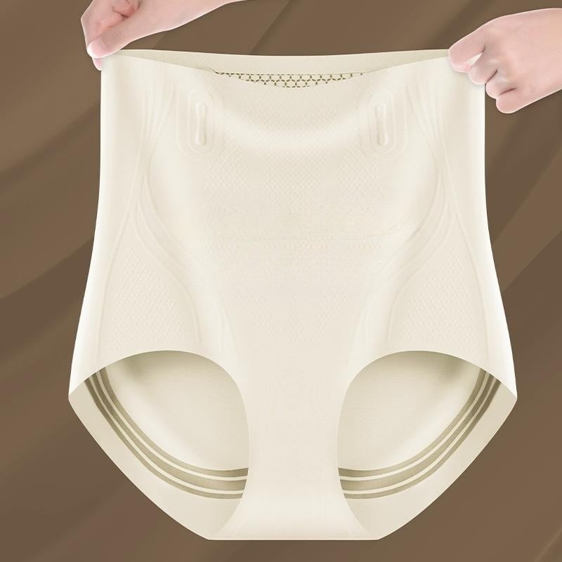 🎁 Is-silke andningsbara mag- och höftformande shorts