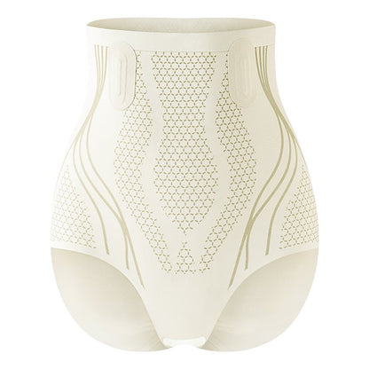 🎁 Is-silke andningsbara mag- och höftformande shorts