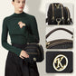 🔥het försäljning🔥Klassisk crossbody-väska i läder med flera fack och funktioner