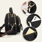 🔥het försäljning🔥Klassisk crossbody-väska i läder med flera fack och funktioner