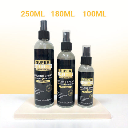 Spets smältande och hållande limspray för peruker