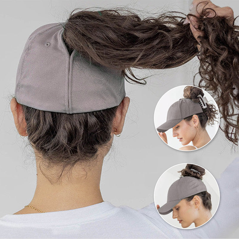 Ponytail-keps med magnetiskt spänne