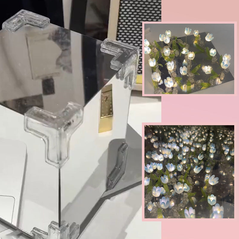 🎁Magic Cube DIY tulpan-spegellampa