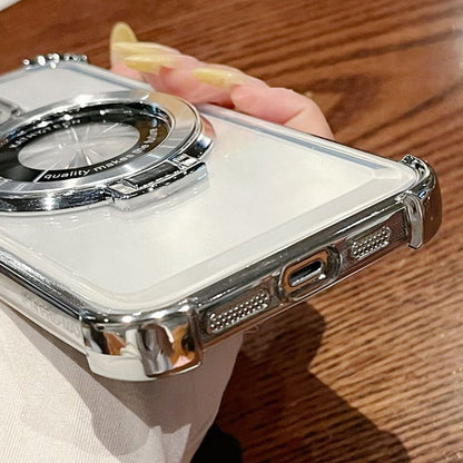 Magnetiskt Linsskyddande For Iphone Mobilskal med Ställ