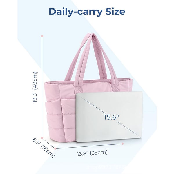 ✨Begränsad tid – 50% rabatt⏰👜 Lättviktig puffig tygväska（🔥het försäljning🔥）