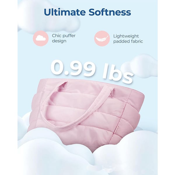 ✨Begränsad tid – 50% rabatt⏰👜 Lättviktig puffig tygväska（🔥het försäljning🔥）